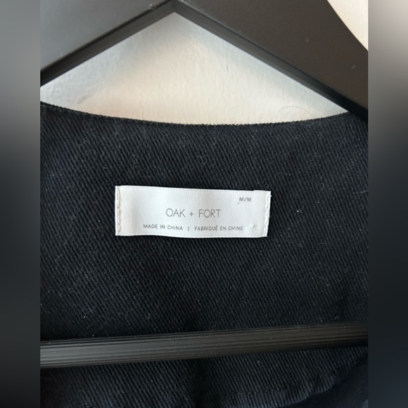 Oak+Fort puffy shoulder cropped blazer - Picture 3 of 11